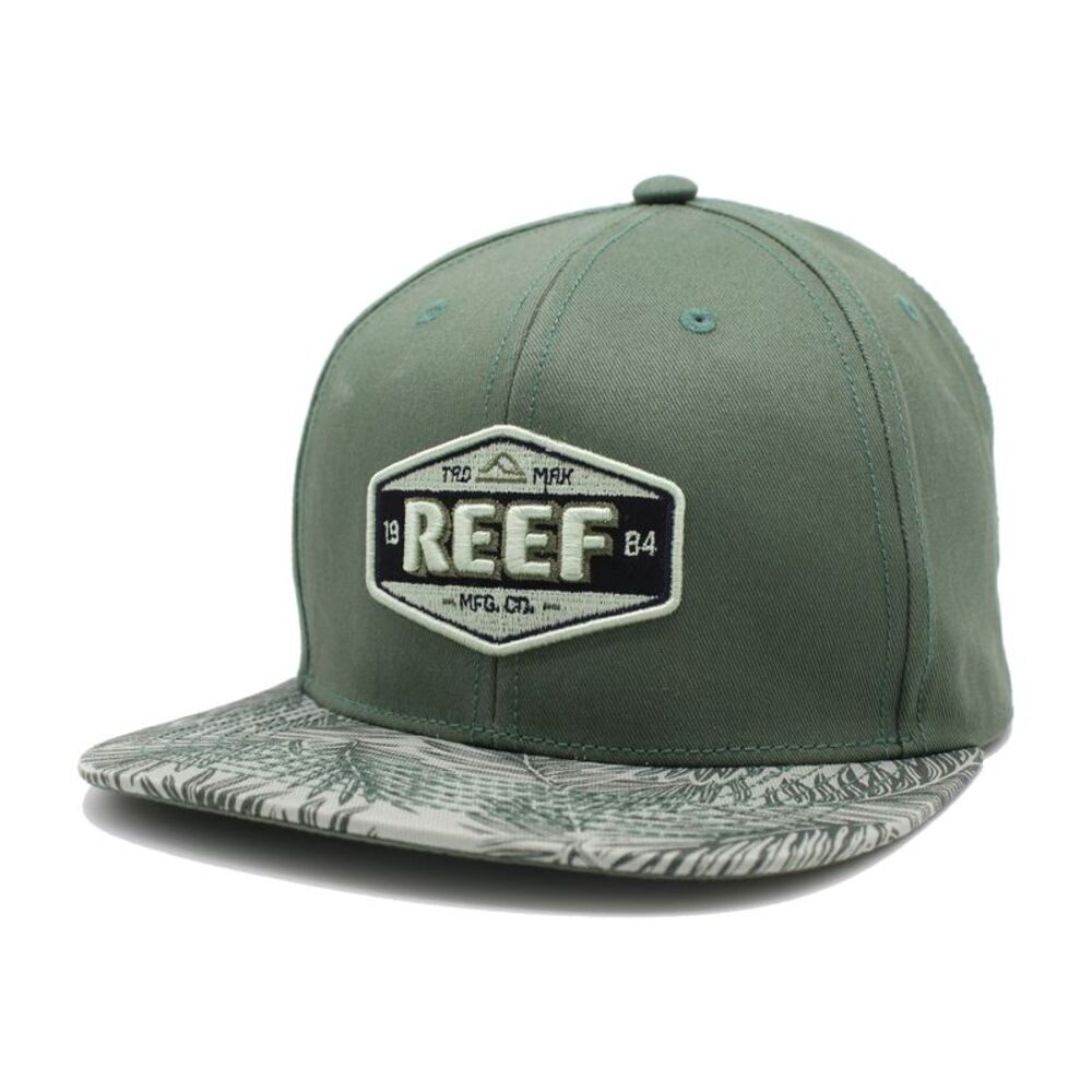 Reef Mens Outrider Baseball Cap, Green, One Size, DM